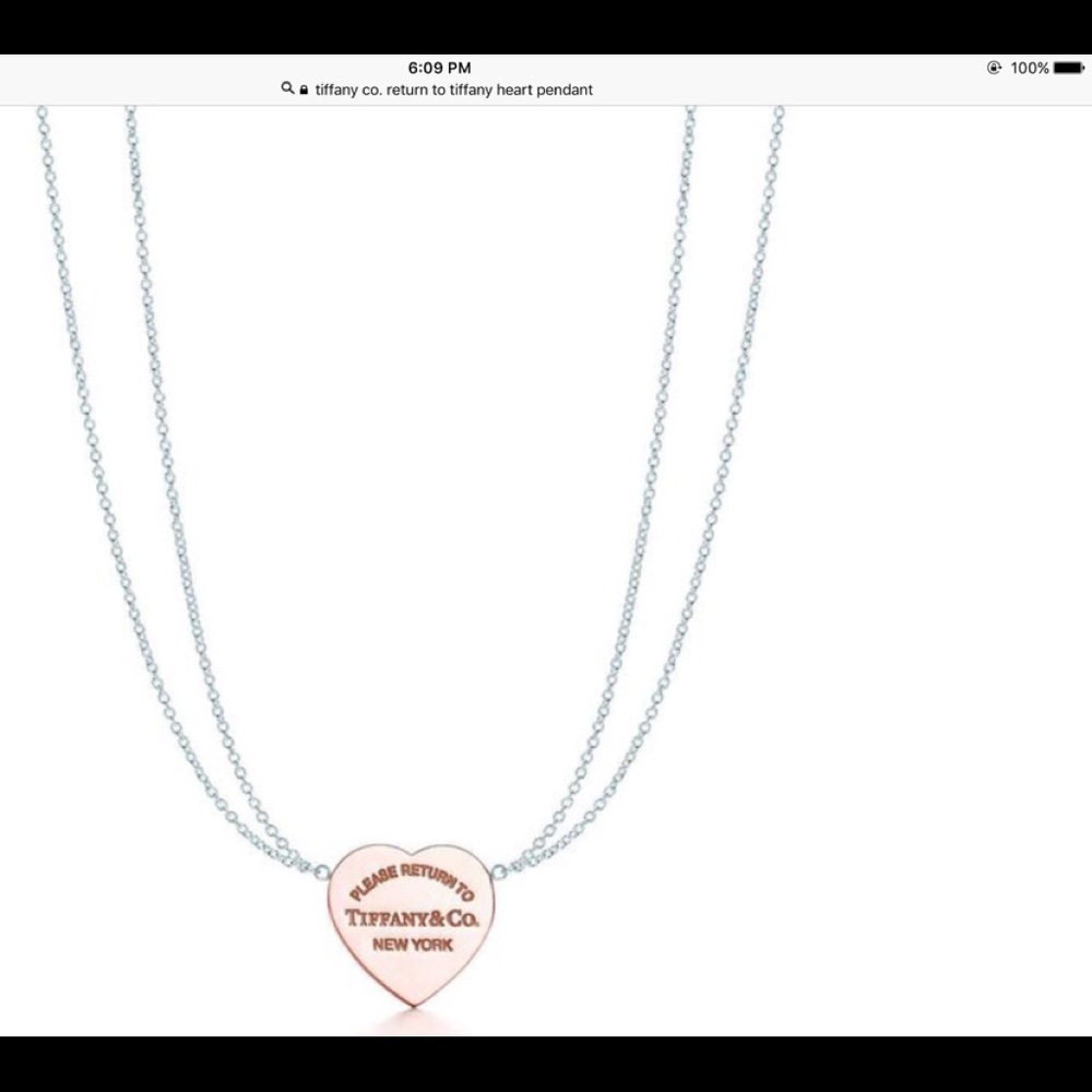 Tiffany & Co. Rubedo Heart Necklace